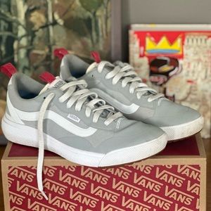 Vans UltraRange EXO in Light Grey/White/custom Red accent Men’s 8.5 / Women’s 10
